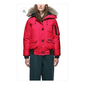 Canada Goose Red Bomber Jacket